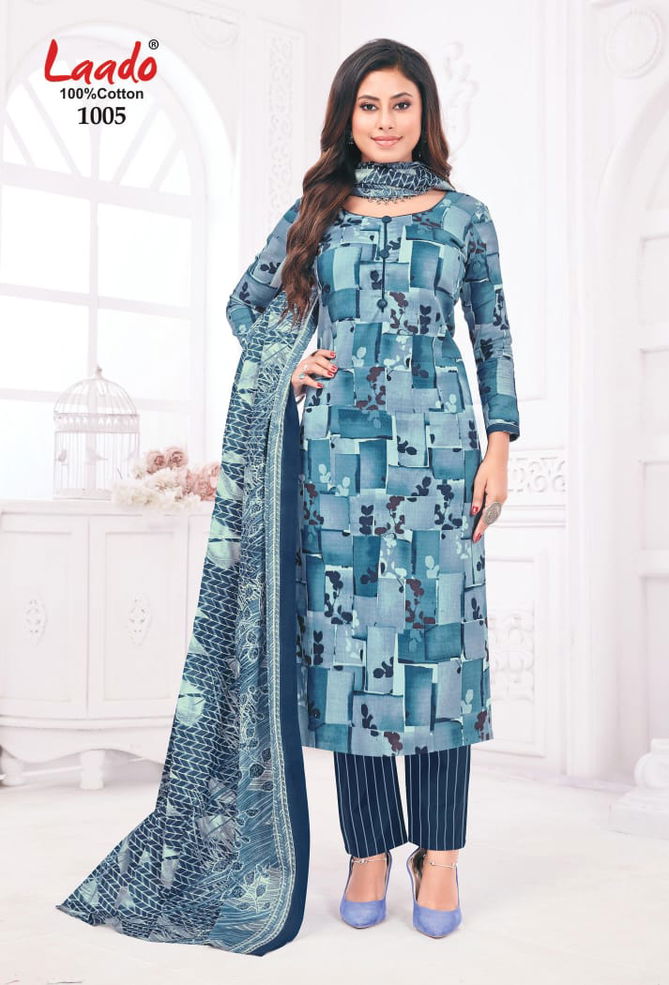 Princess Vol 1 By Laado Printed Pure Cotton Dress Material Suppliers In India